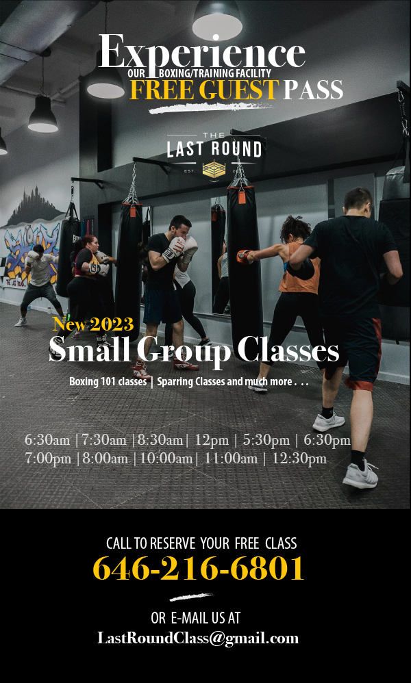 free boxing class